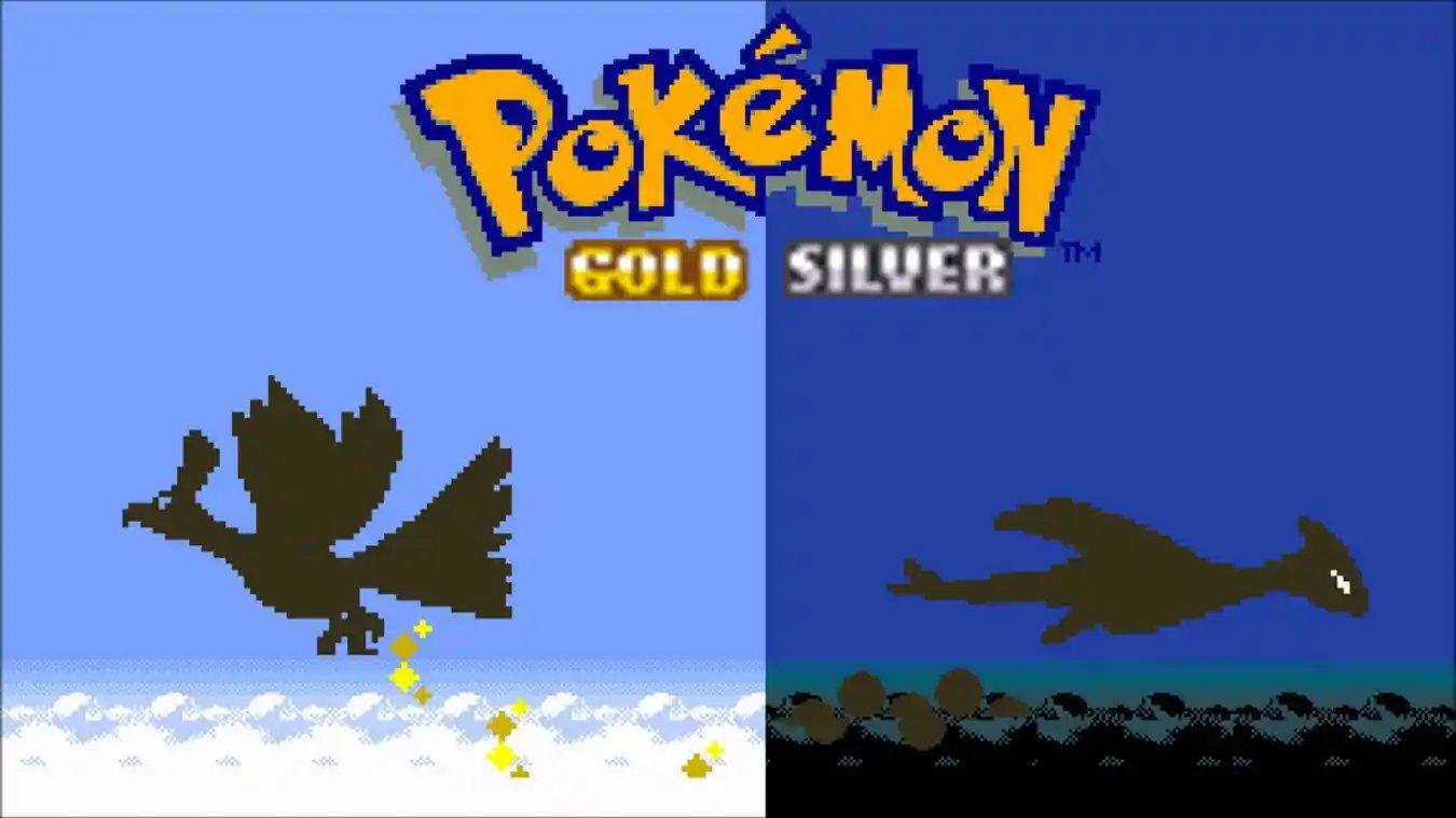 Pokémon Gold and Silver title screens