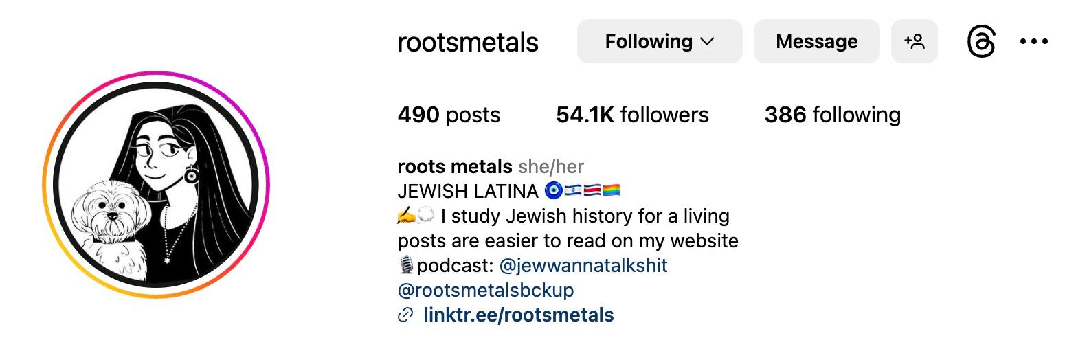 rootsmetals bio as an example of a niche