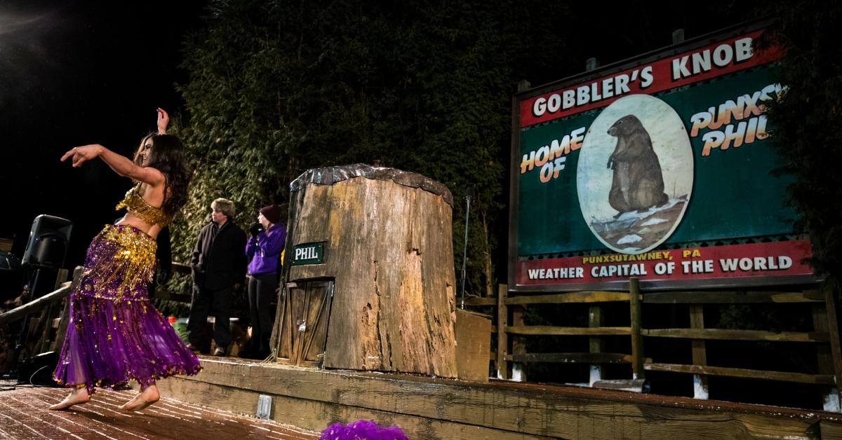 groundhog day celebration at Gobbler's Knob