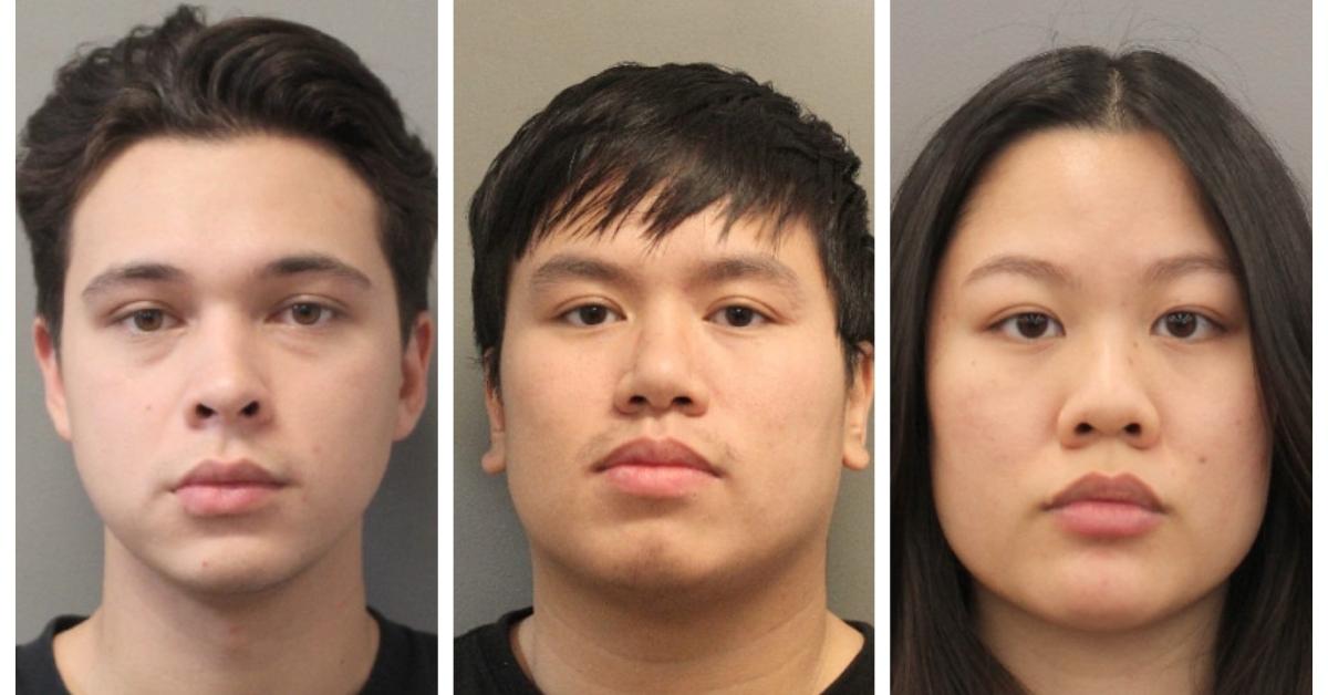 Mugshots of Jaidan Nguyen, Polie Phan, and Kathy Vu