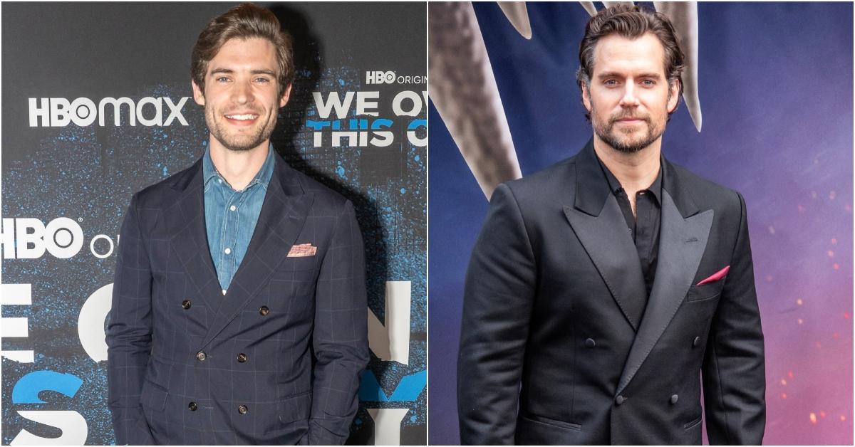 David Corenswet and Henry Cavill 