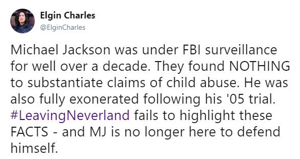 leaving neverland tweet