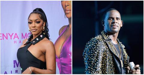 (l-r): Porsha Williams and R. Kelly