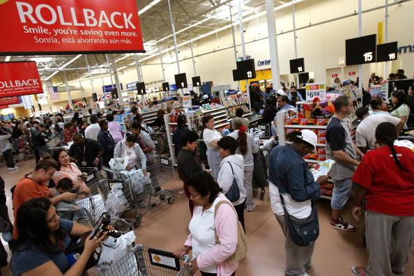 Crowded Walmart