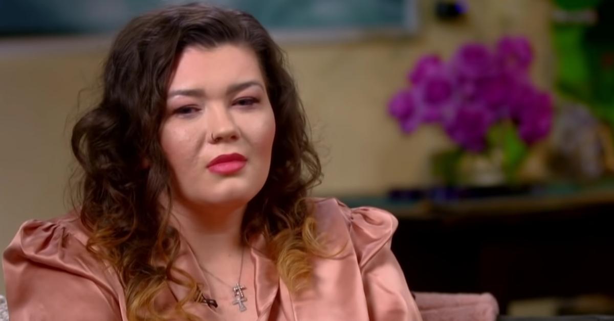 Amber Portwood during s Teen Mom reunion in 2021