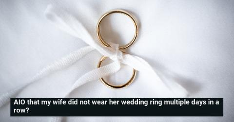 Wife Doesn't Wear Wedding Ring, Husband Calls Her Out