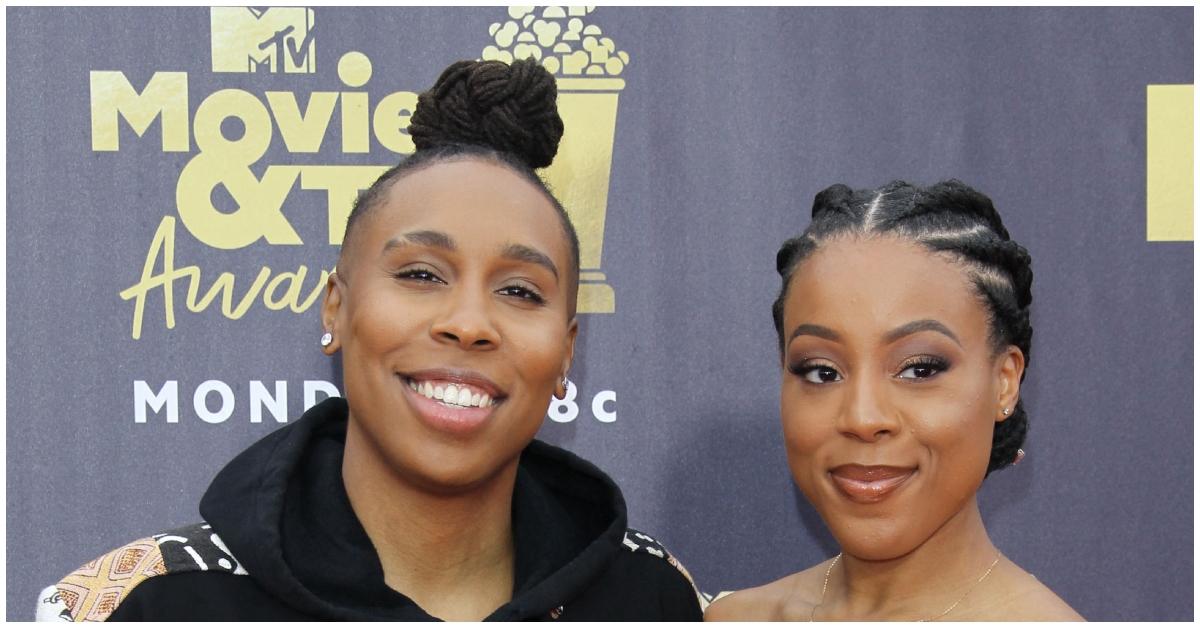 (l-r): Lena Waithe and her ex-wife, Alana Mayo