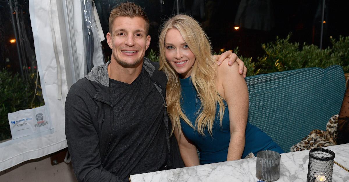 Rob Gronkowski Kisses On 'Sexy Date' Camille Kostek