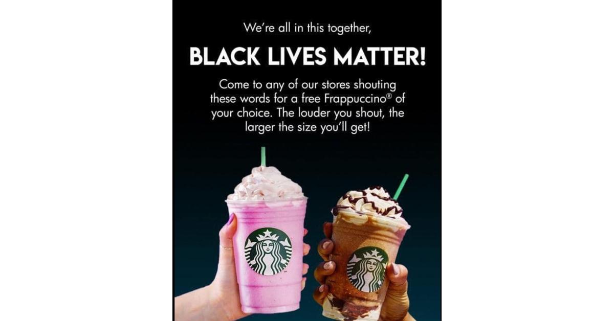 starbucks blm