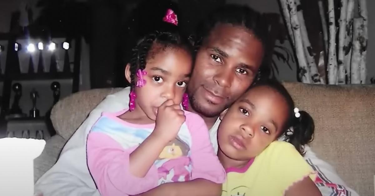 R. Kelly with two of his children