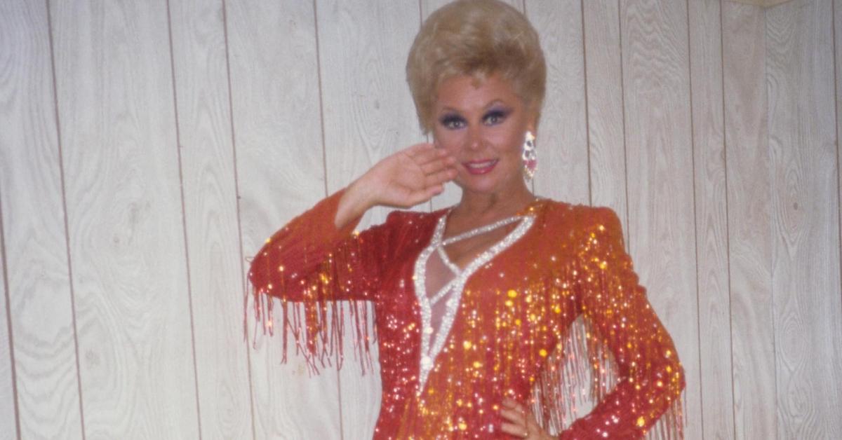 Mitzi Gaynor poses in a dance outfit