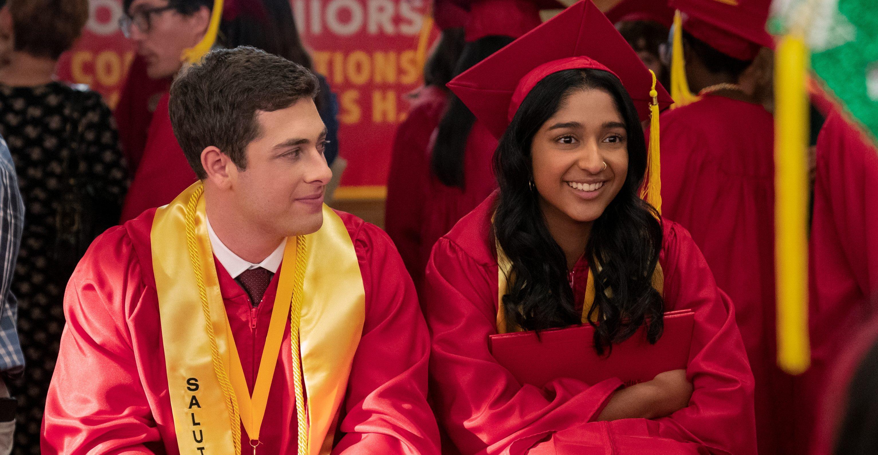 Jaren Lewison and Maitreyi Ramakrishnan appear in 'Never Have I Ever' Season 4