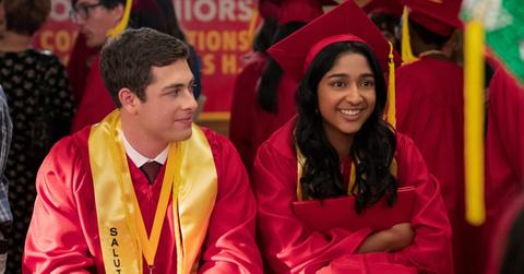 Jaren Lewison and Maitreyi Ramakrishnan appear in 'Never Have I Ever' Season 4