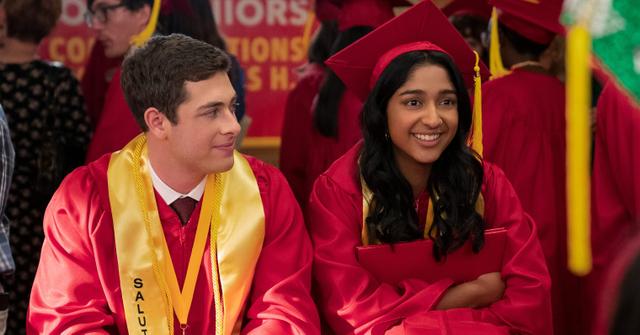 Jaren Lewison and Maitreyi Ramakrishnan appear in 'Never Have I Ever' Season 4