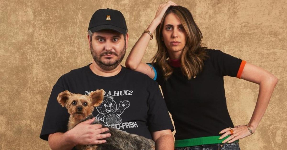 Ethan Klein, his wife Hila, and their dog Shredder