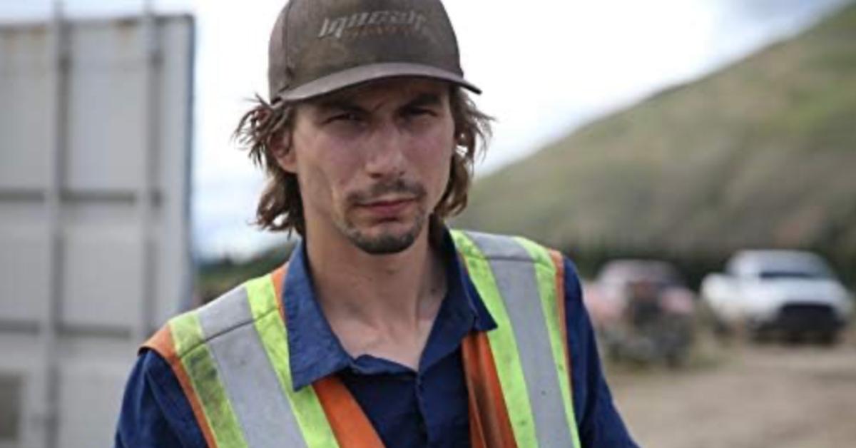 Parker Schnabel outside during an episode of 'Gold Rush'