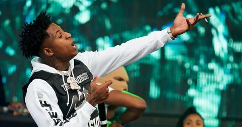 NBA YoungBoy performs at JMBLYA Dallas in 2019