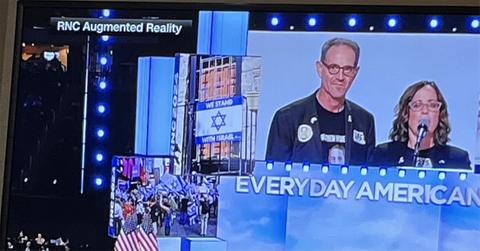 An image of a TV screen with the RNC Augmented Reality caption.