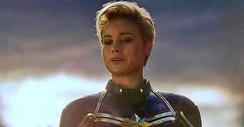 captain marvel brie larson endgame hey there peter parker