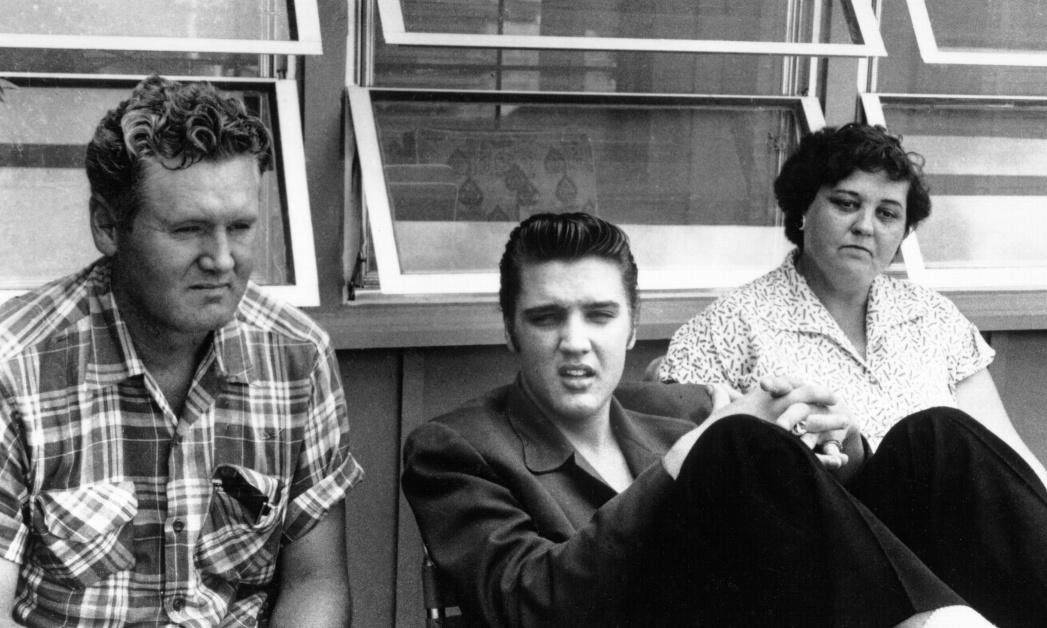 Vernon, Elvis and Gladys Presley