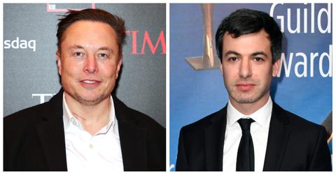Elon Musk and Nathan Fielder.