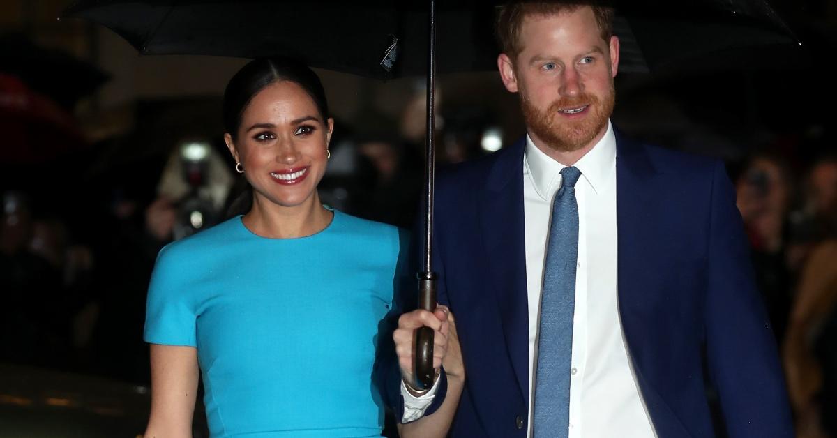 Meghan Markle and Prince Harry visit London in 2020 just before they move to Montecito.