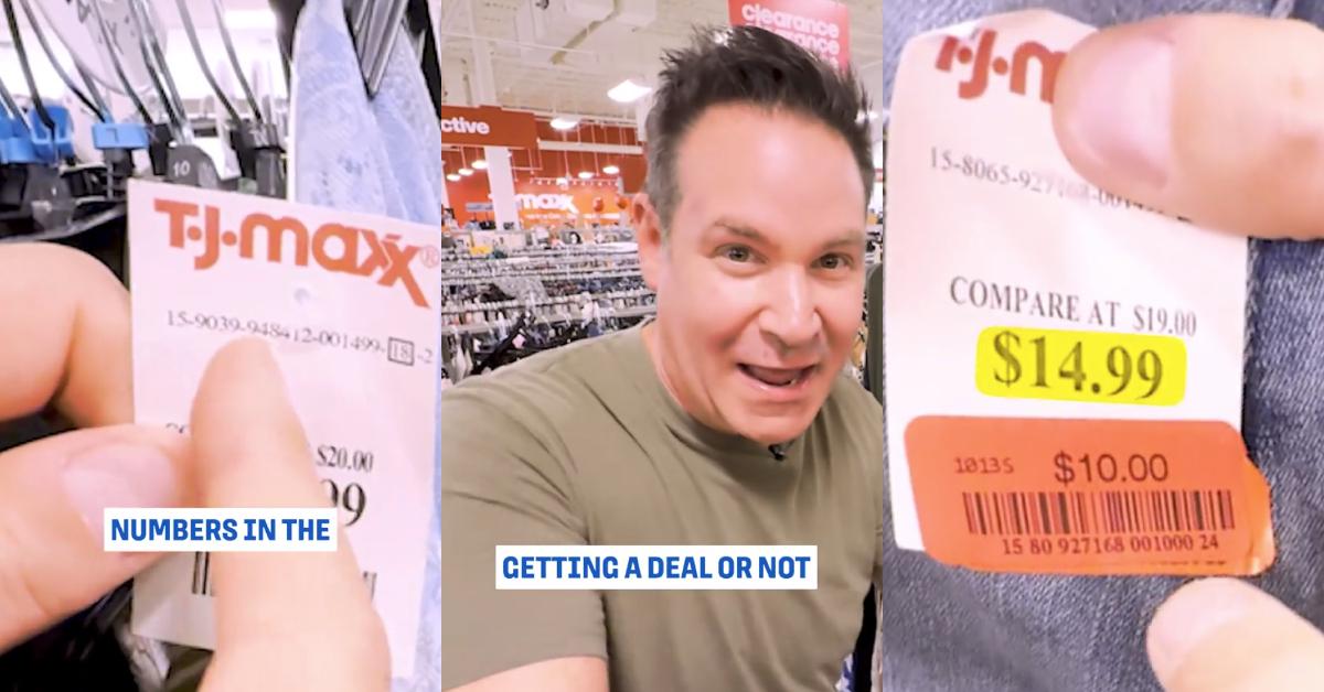 Man Reveals TJ Maxx Price Tag Hacks to Spot Best Deals