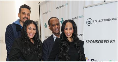 (l-r): Matt Barnes, Anansa Sims, Brian Maillian, and Beverly Johnson