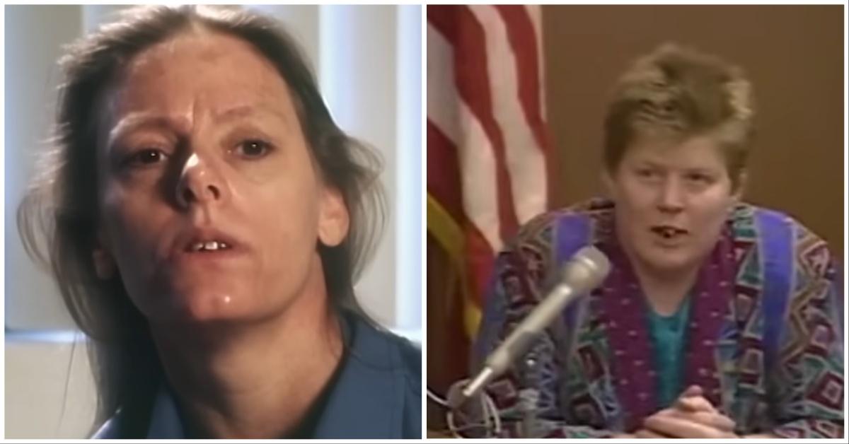 Aileen Wuornos appears on 60 Minutes Australia; Tyria Moore testifies at Aileen Wuornos's trial.