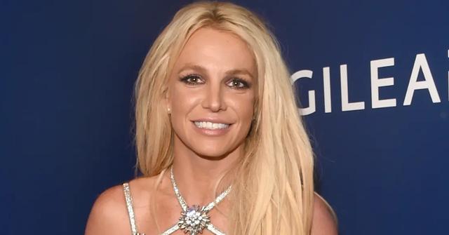 Britney Spears poses backstage at the 29th Annual GLAAD Media Awards on April 12, 2018