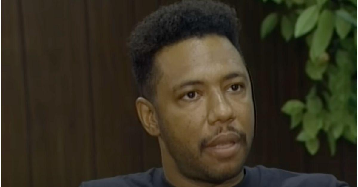 Larry Hoover being interviewed. 