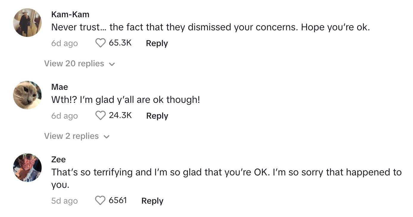 Commenters show support for OP and her friend