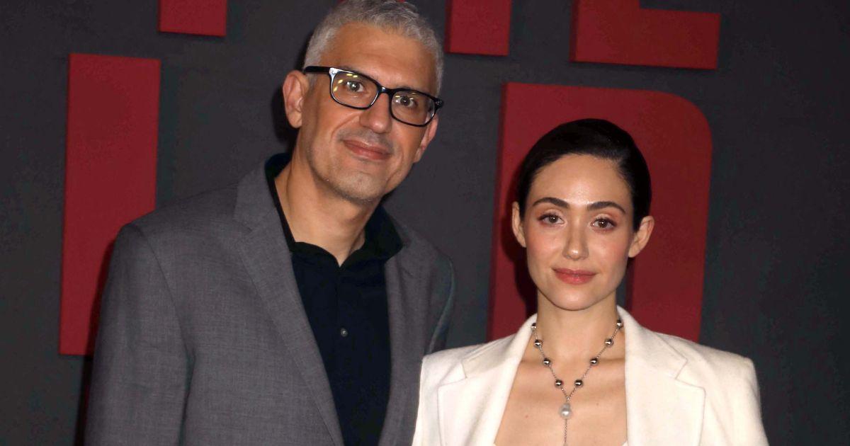 Sam Esmail and Emmy Rossum