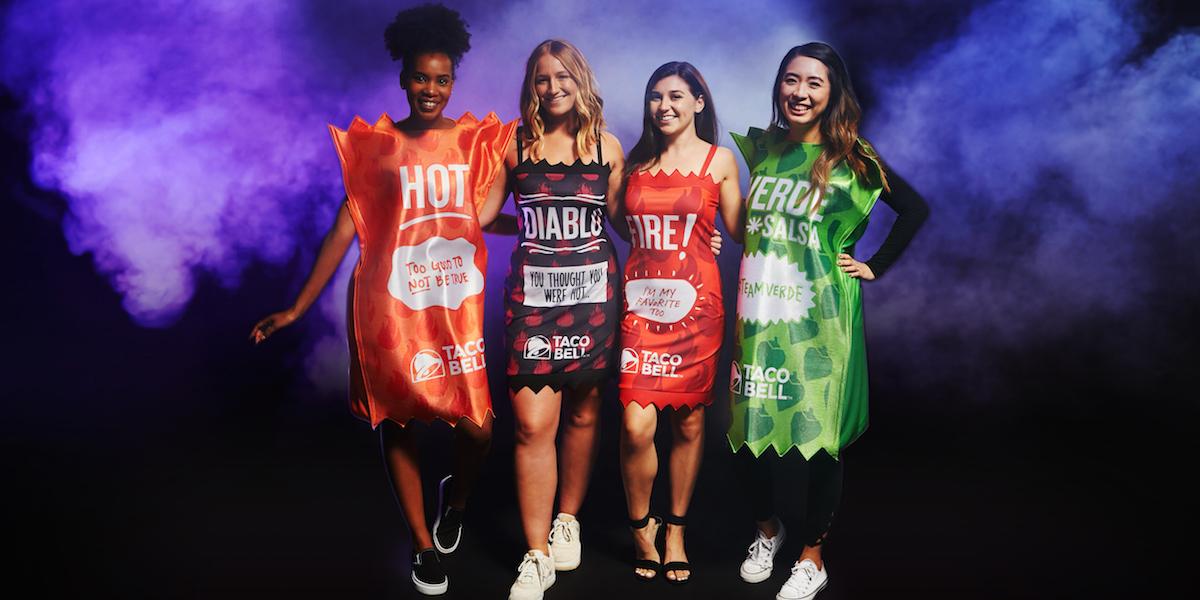 Adult Fire Taco Bell Sauce Packet Taco Bell Costume