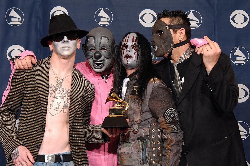 Slipknot, winners of Best Metal Performance for "Before I Forget" at Grammy Awards