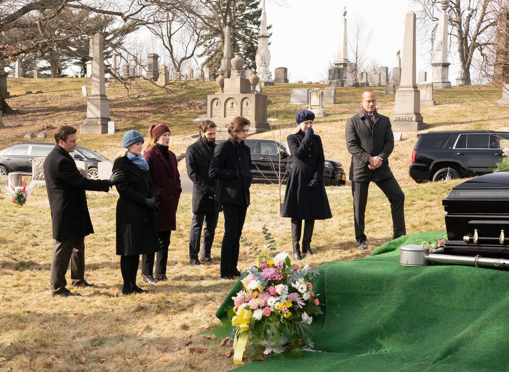 Kathy Stabler funeral on Law and Order