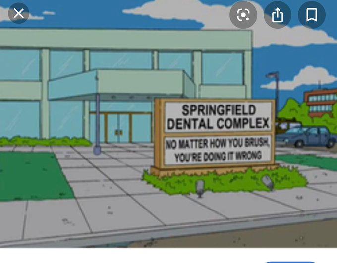 simpsons signs