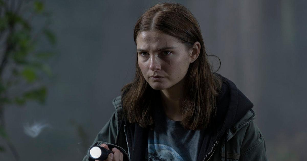 Stefanie Scott as Carrie Eckard in 'The Girl in the Woods'