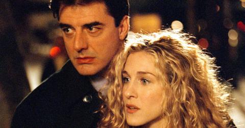 (l-r): Chris Noth as Big and Sarah Jessica Parker as Carrie 'Sex and the City'