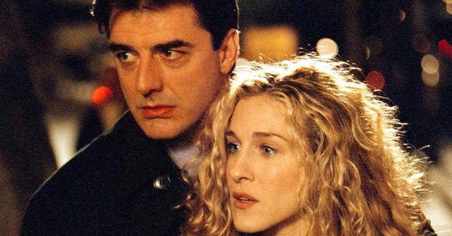 (l-r): Chris Noth as Big and Sarah Jessica Parker as Carrie 'Sex and the City'