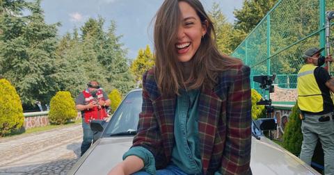 Luisa Rubino on the set of 'Narcos: Mexico.'