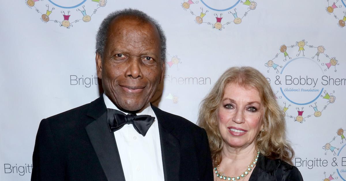 Joanna Shimkus and Sidney Poitier