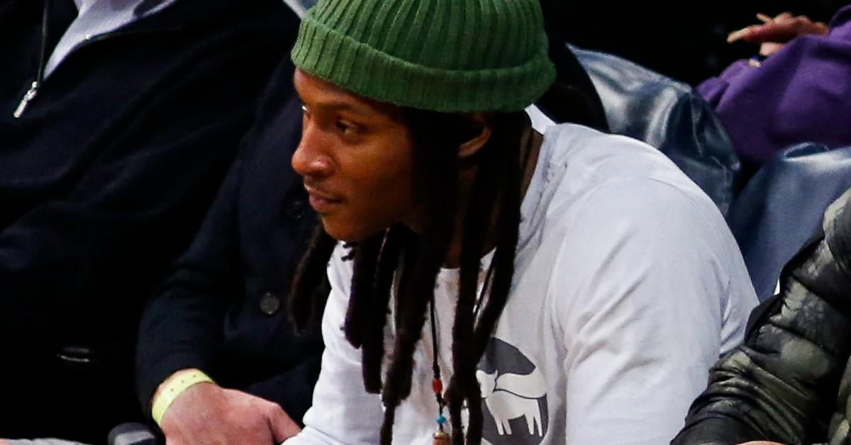 Todd Gurley at a Lakers game