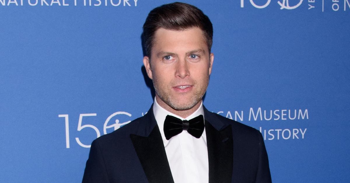 Colin Jost at a red carpet event in 2019.