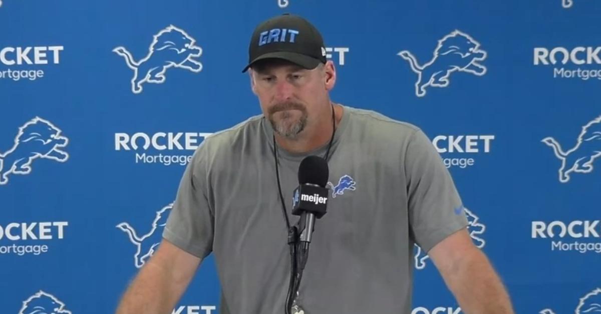 Detroit Lions head coach Dan Campbell