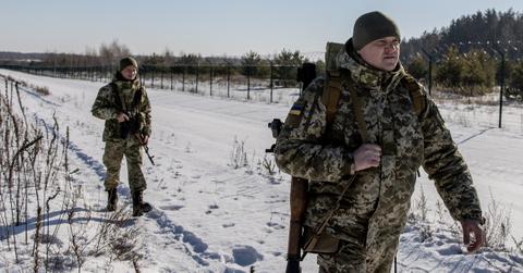 Ukrainian Soldiers Training