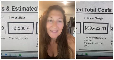 TikTok user @stacyann370 shared how much student loans actually cost — and it's a lot.