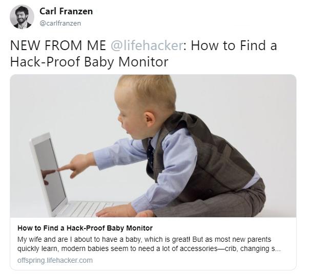 Creeps Are Harassing Young Children in Their Bedrooms by Hacking Their Baby Monitors