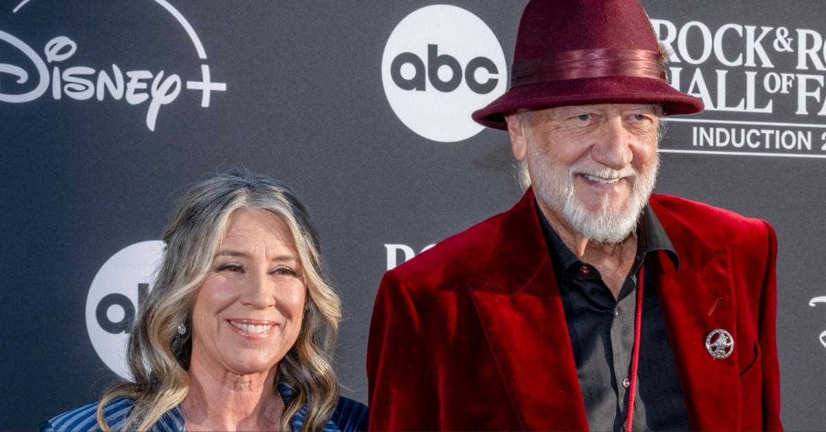 Elizabeth and Mick Fleetwood.