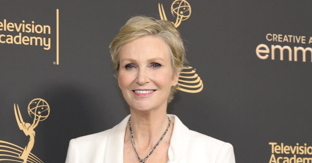 Jane Lynch at the Emmys.